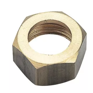 Ecrou laiton à collet battu 1/2 16, écrou 6 pans laiton