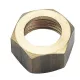 Ecrou laiton à collet battu 3/4 16, écrou 6 pans laiton 20x27 16