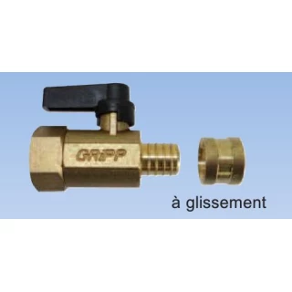 Vanne d'arrêt PER à Glissement 1/2 D 12 WATTS Gripp 141806
