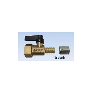 Vanne PER à Sertir 1/2 D 16 WATTS GRIPP 141809 PER à sertir H-U-RF