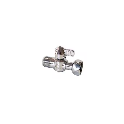 Robinet D'arrêt 1/4 Tour Droit 12x17 SOMATHERM - ECO-BRICOLAGE