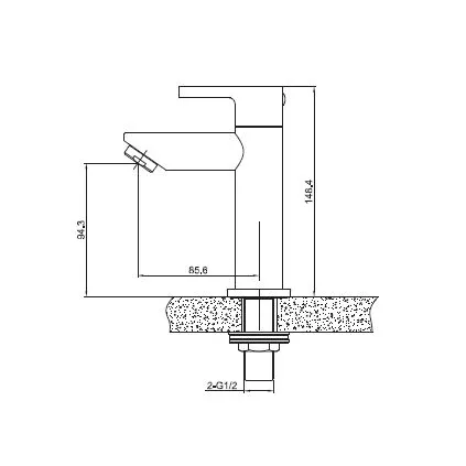 Mitigeur Lave Main 110M ODESIGN