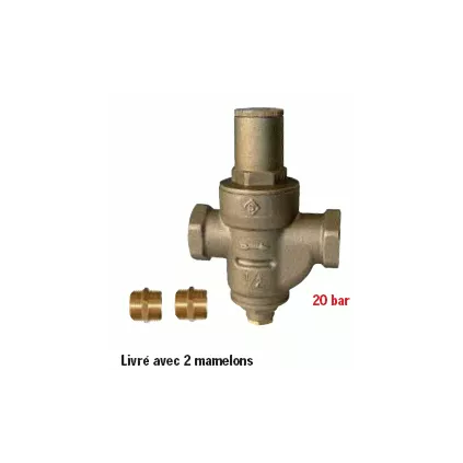 Réducteur de pression FF ou MM 15x21 SOMATHERM