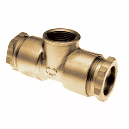 Té SR REXUO à sortie taraudé au centre Série standard 25-20X27-25 HUOT