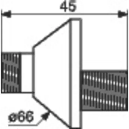 Raccord Excentré 1/2 MM 10 mm Avec Rosace