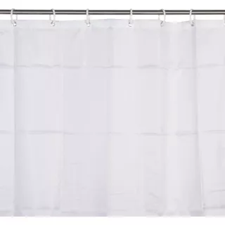 Rideau de douche textile - Blanc ECO-BRICOLAGE - eco-bricolage