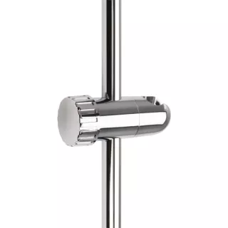 Curseur ABS Chromé de Douchette pour barre 19 mm ECO-BRICOLAGE -