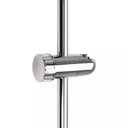 Curseur ABS Chromé de Douchette pour barre 19 mm ECO-BRICOLAGE -