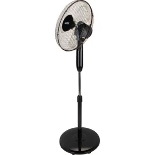 Ventilateur Sur pied Noir 40 CM - 3 vitesses - eco-bricolage