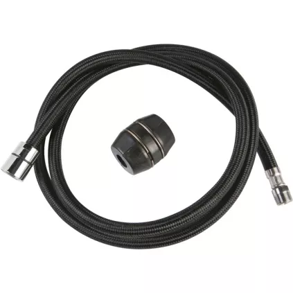 Flexible Robinet évier noir F 1/2 M 15 x 100 835T1 DELABIE -