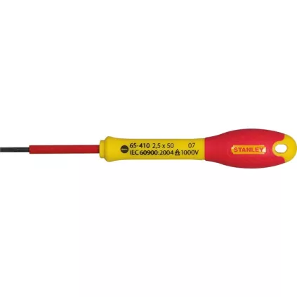 Tournevis à fente électricien Isolé 1000 V Stanley Fatmax STANLEY -
