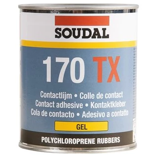 Colle néoprène en GEL 170TX SOUDAL 0.75 L - eco-bricolage