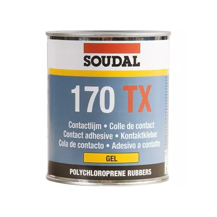 Colle néoprène en GEL 170TX SOUDAL 0.75 L - eco-bricolage