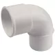 Coude PVC Blanc 87°30 MF NICOLL - eco-bricolage