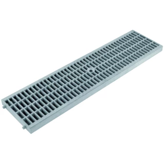 Grille de caniveau Gris 130x500 INTERPLAST