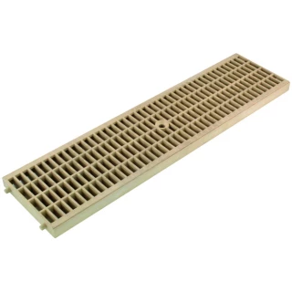 Grille de caniveau 130x500 Sable interplast