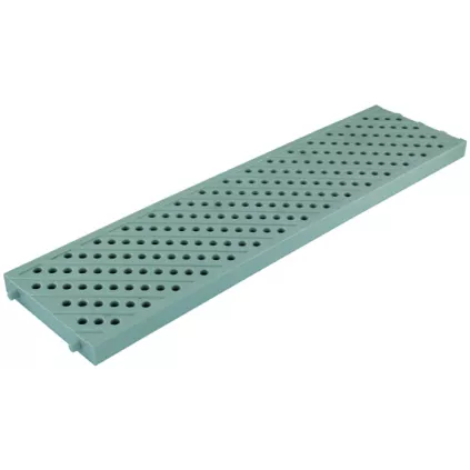 Grille de Caniveau Piscine 200x500 Gris INTERPLAST