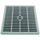 Grille Légère 400x400 Gris eco-bricolage raccord de vidange en pvc