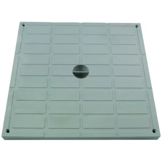 Tampon Léger 400x400 Gris ECO-BRICOLAGE Matériel plomberie en PVC