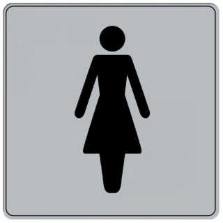 Plaque signalétique Série ISO 7001 Toilettes Femme ECO-BRICOLAGE