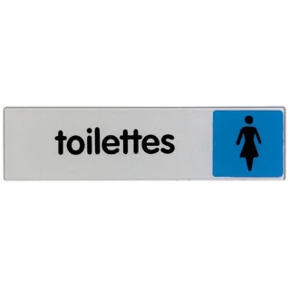 Obligation / information - bleu Toilette Femme ECO-BRICOLAGE