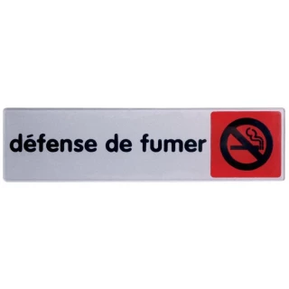 Interdiction - rouge - Défense de fumer ECO-BRICOLAGE