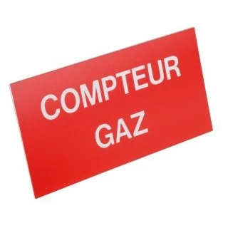 Etiquette Compteur gaz ECO-BRICOLAGE.COM