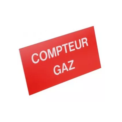 Etiquette Compteur gaz ECO-BRICOLAGE.COM