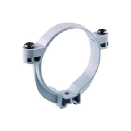 Collier de fixation descente D 80mm Gris ECO-BRICOLAGE