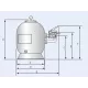 Filtre à Sable Soufflés Débit 6 M3/H side INTERPLAST