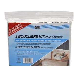 Lot de 3 boucliers thermique haute température GEB