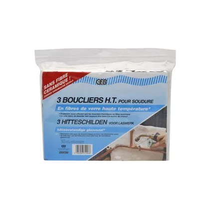 Lot de 3 boucliers thermique haute température GEB