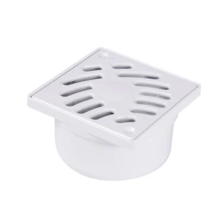 Siphonnette  de douche avec grille carrée 10x10 cm NICOLL