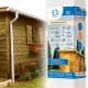 Kit gouttière Abris de Jardin Sable D16 ECO-BRICOLAGE