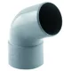 Coude descente PVC D80 67/30° MF Gris et tous les accessoires de dece