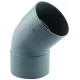 Coude PVC Evacuation 45 ° F/F Assainissement