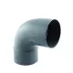 Coude PVC 87/30° FF NF-ME pour plomberi sanitaire