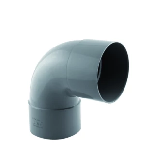 Coude PVC 87/30° FF NF-ME pour plomberi sanitaire