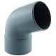 Coude PVC 67/30 ° MALE-F NF-ME, Raccords pvc Plomberie