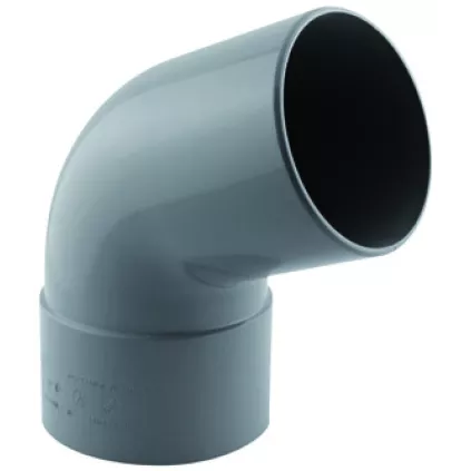 Coude PVC 67/30 ° MALE-F NF-ME