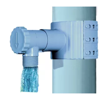 Récupérateur Eau Pluie Gris D75 à 100 mm ECO-BRICOLAGE
