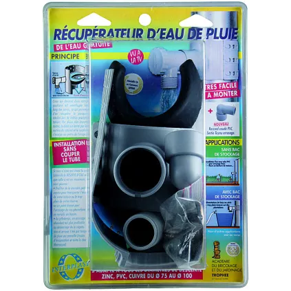 Récupérateur Eau Pluie Gris D75 à 100 mm