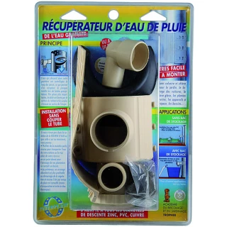 Récupérateur Eau Pluie Sable D75 à 100 mm INTERPLAST