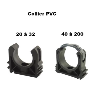 Collier de Fixation PVC pression - ECO-BRICOLAGE