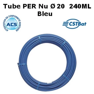 Tube PER Nu 20 Bleu 240M SOMATHERM