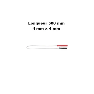 Câble d´allumage Radox 4x4 mm L500 mm Anti parasite ECO-BRICOLAGE.COM