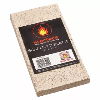 Plaque Réfractaire 250 x 124 x 20 - eco-bricolage