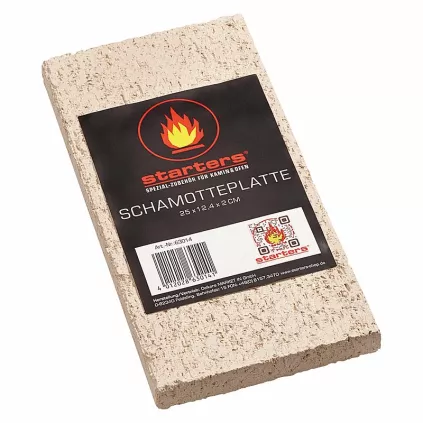 Plaque Réfractaire 250 x 124 x 20 - eco-bricolage