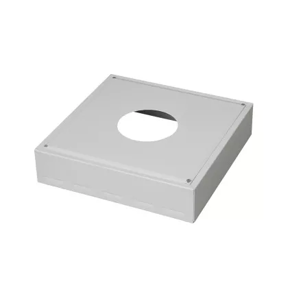CACHE CONDUIT 450X450 BLANC D.100 INT TEN