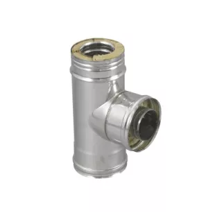 TE A 87° ISOLE INOX/INOX 100-150 + BRIDE TEN